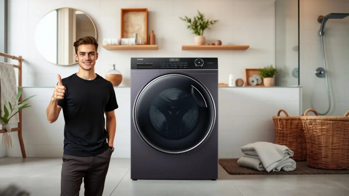 Washing machine that saves water and electricity