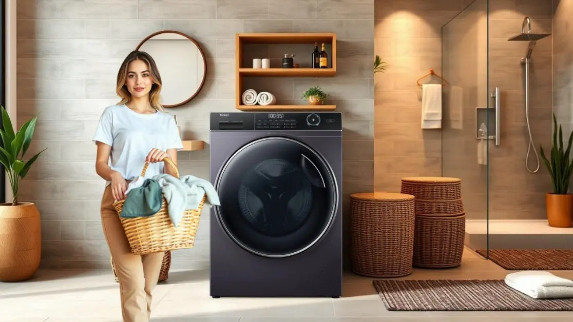 Washing machine with 20 years of motor warranty