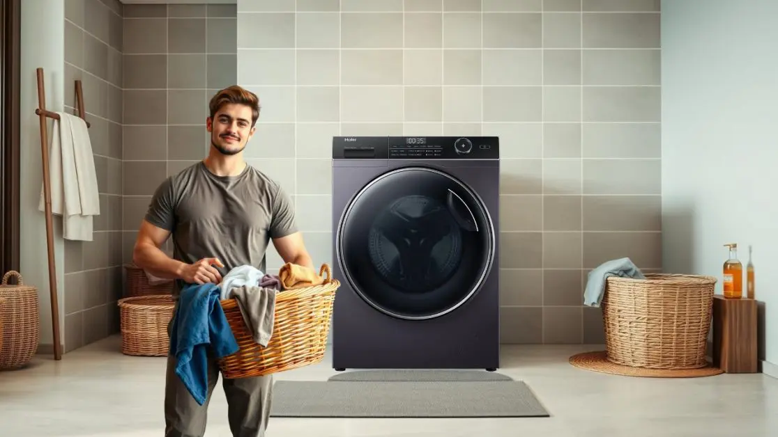 Washing machine with Built-in Dryer Tech
