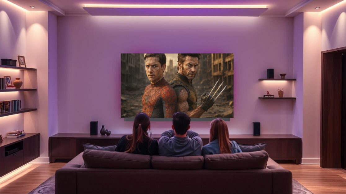 Watch Avengers movie in OLED TV