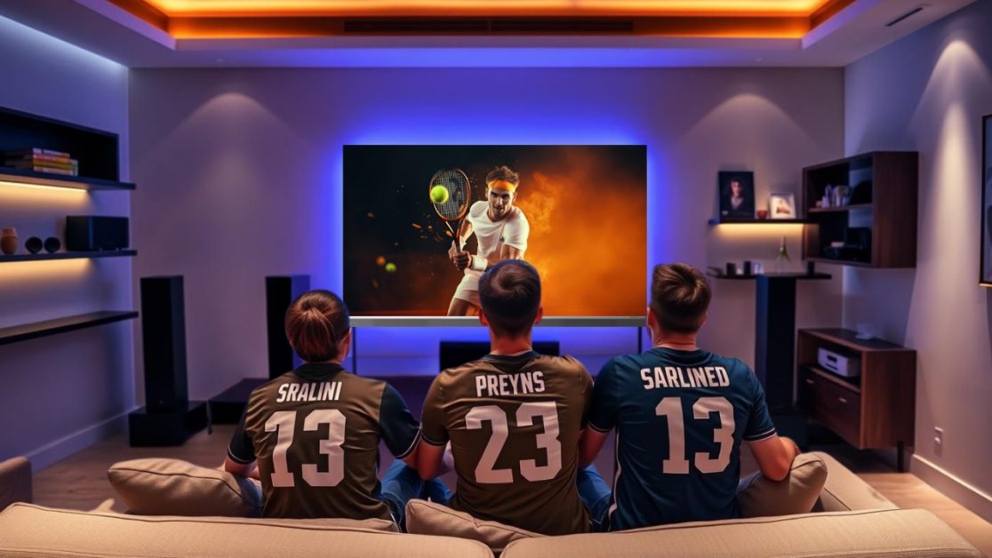 Watch French open matches in Mini LED TV