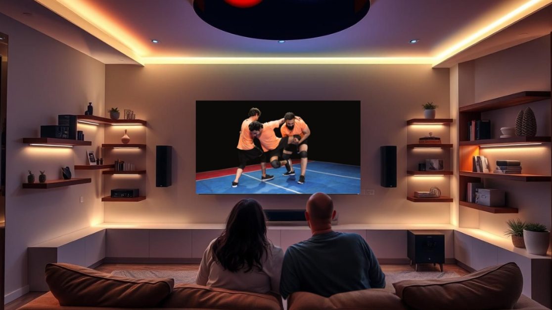 Watch Kabaddi League in Mini LED TV