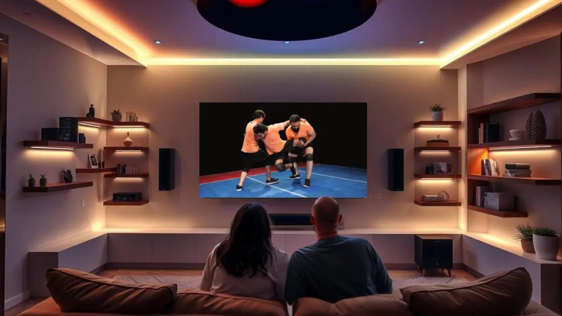 Watch Kabaddi League in Mini LED TV