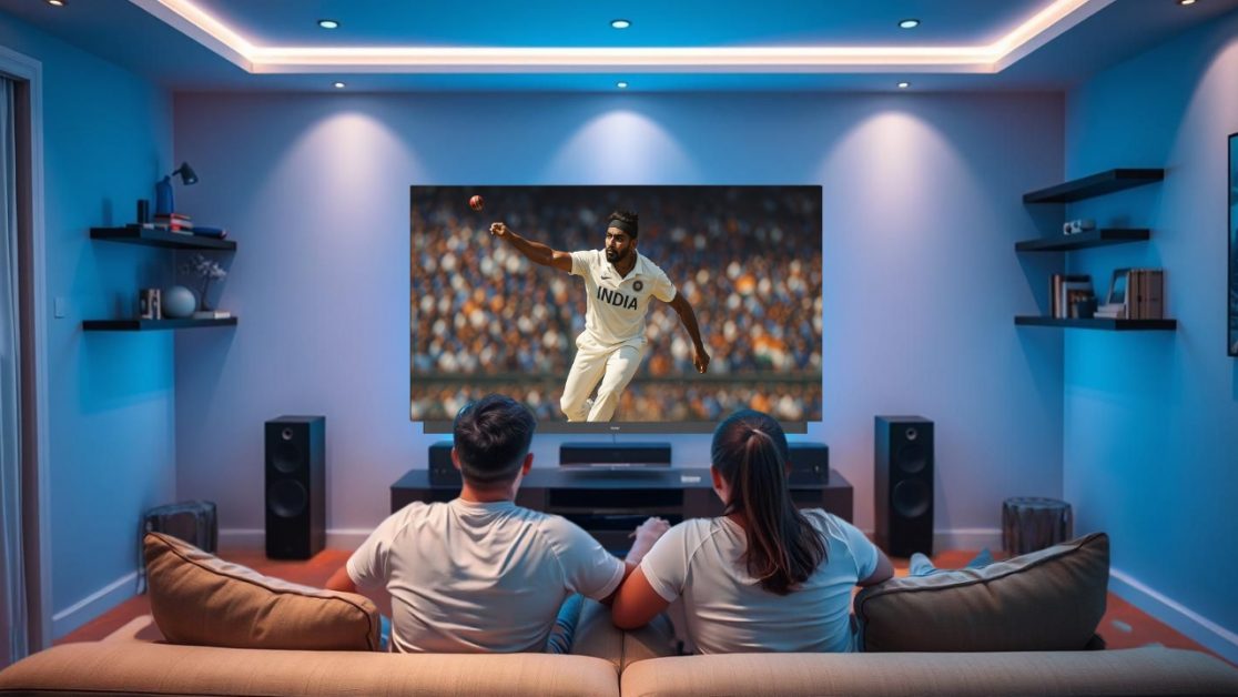 Watch Siraj fast pace balling in OLED TV