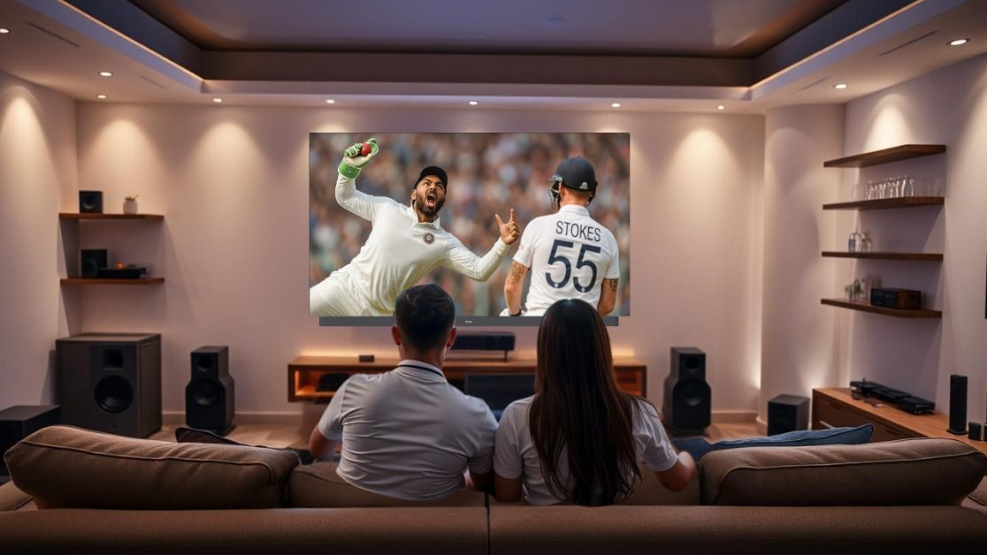 Watch Test Cricket action in OLED TV