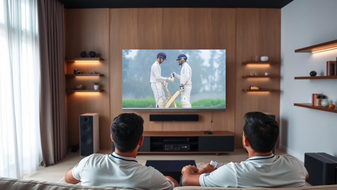 Watch Test Cricket moments in Mini LED TV