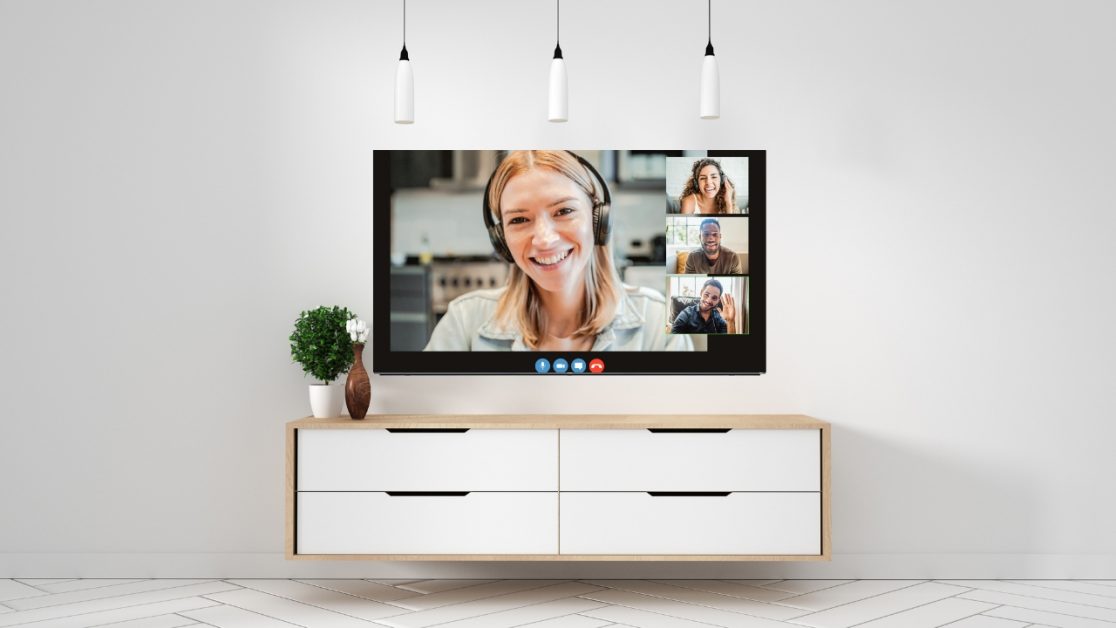 Work-from-Home TV Setup