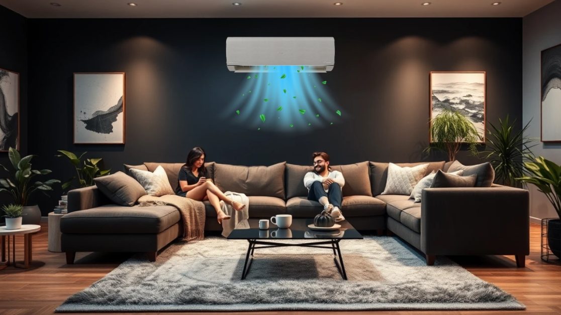 AC fights heat and also humidity