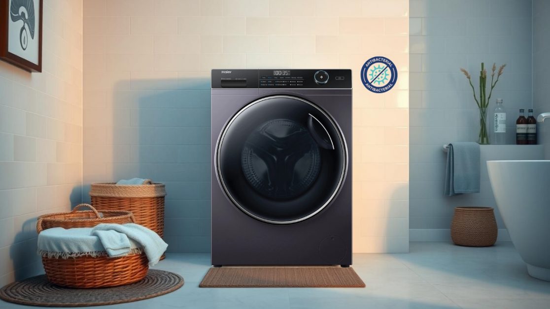 Antibacterial technology in washing machine