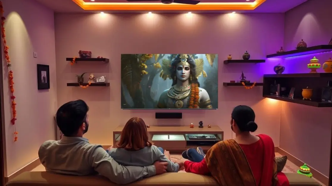 Celebrate Janmasthami perfectly with Mini LED TV