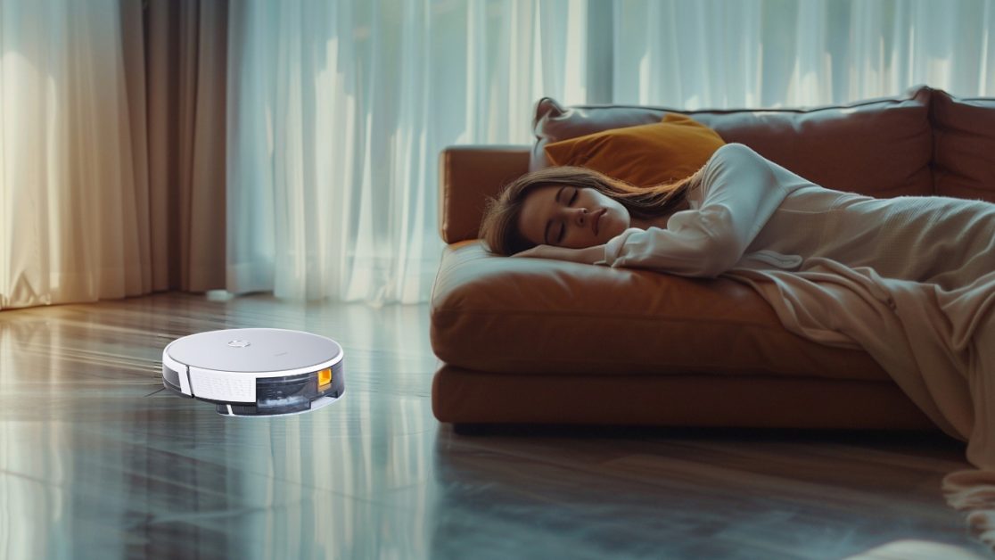 Comfortable life with robot vacuum cleaner