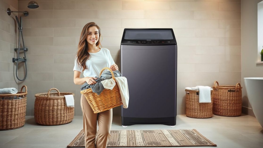 Dry clothes in washing machine