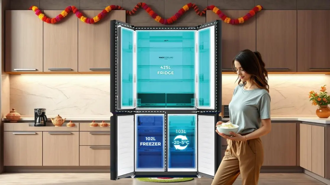 Enjoy Convertible Section in refrigerator this Janmashtami