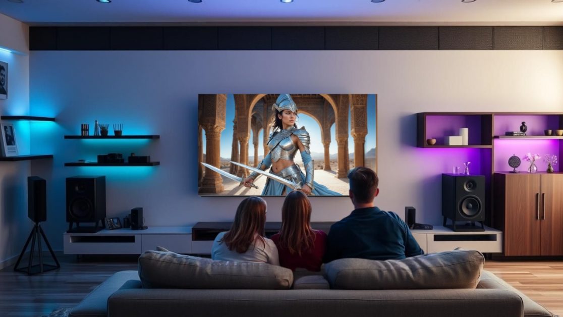 Enjoy Movies in Big Screen TV