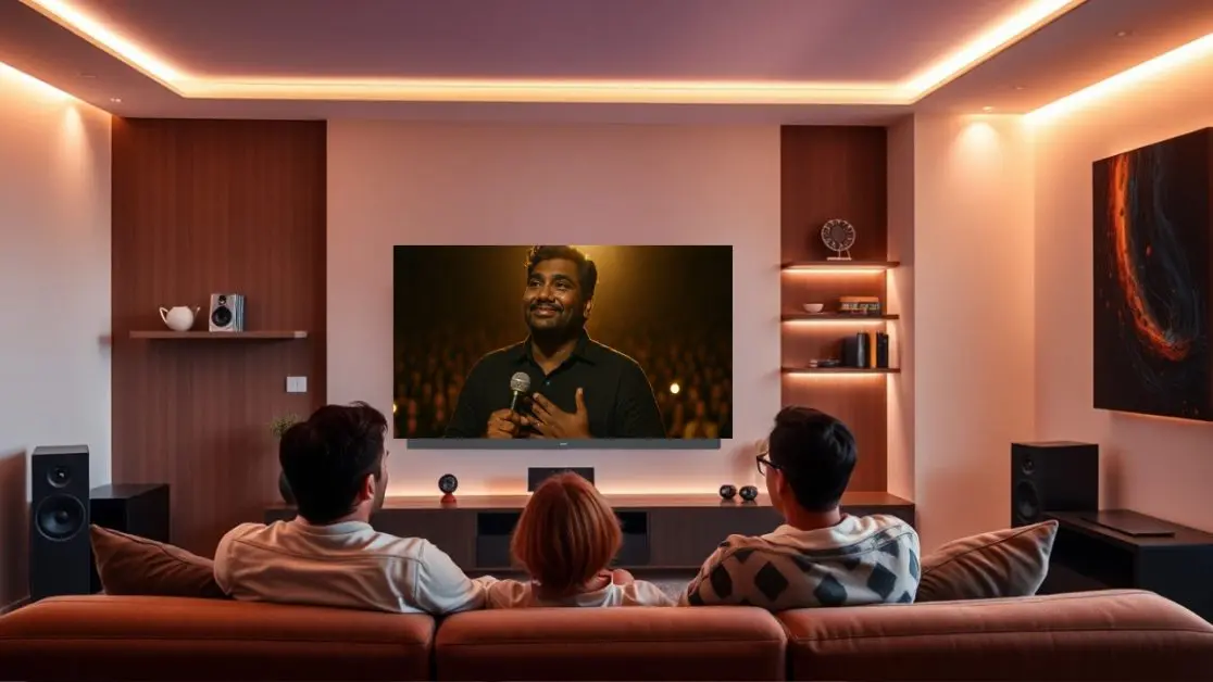 Enjoy Zakir Khan live show in OLED TV