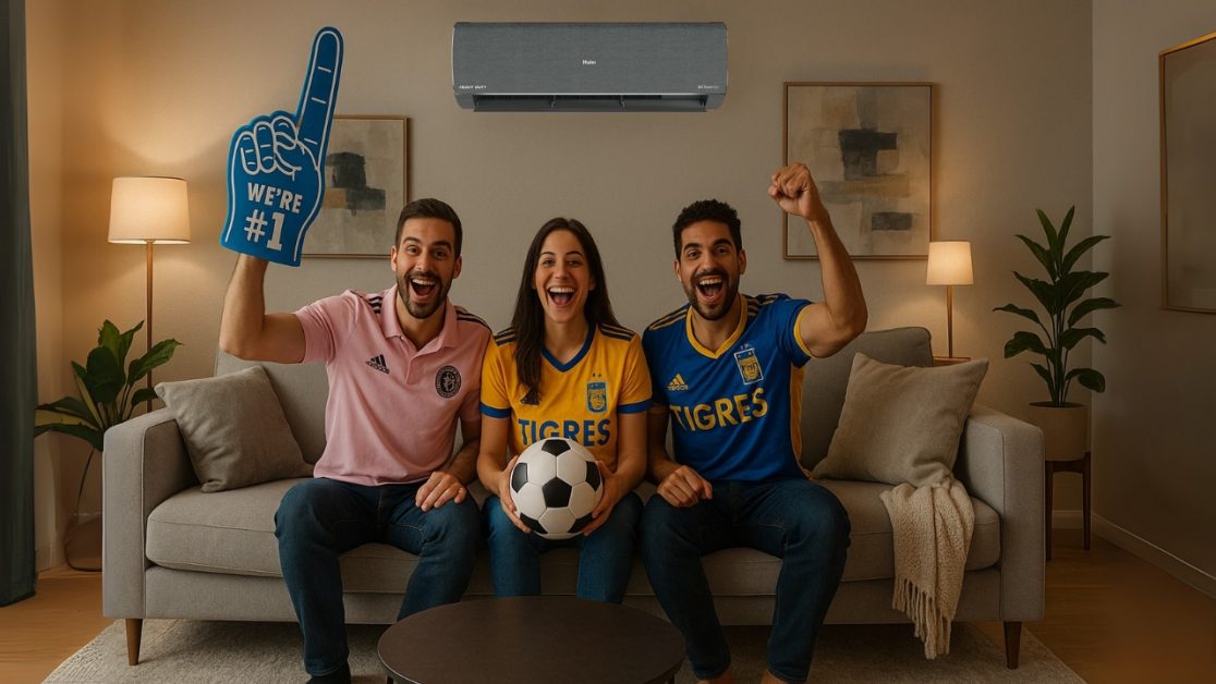 Enjoy comfort watching football with AI AC