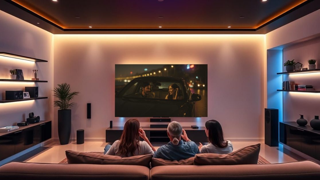 Experience Dhanush and mrunal chemistry in OLED TV