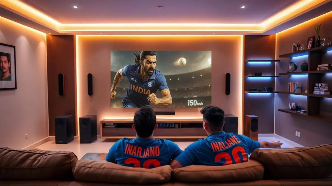 Experience goosebumps watching cricket in OLED TV