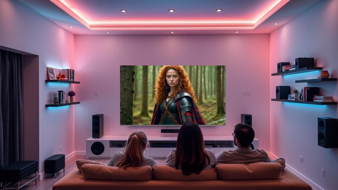 Get 4K QLED TV home