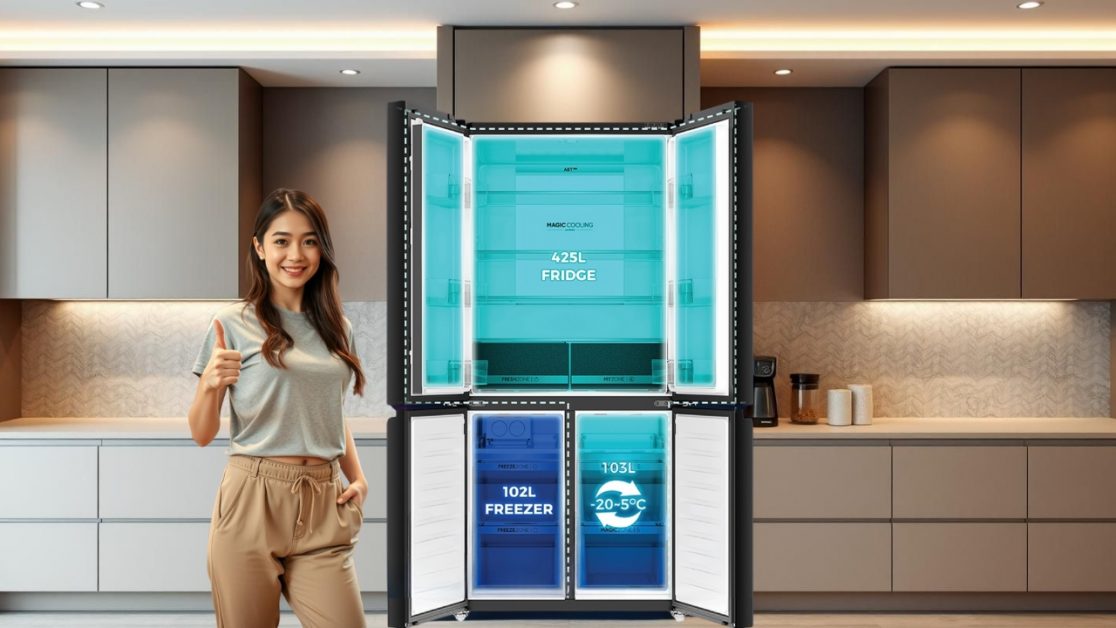 Get Separate zones in refrigerator for different foods