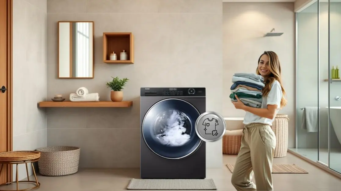 Get Steam feature in washing machine