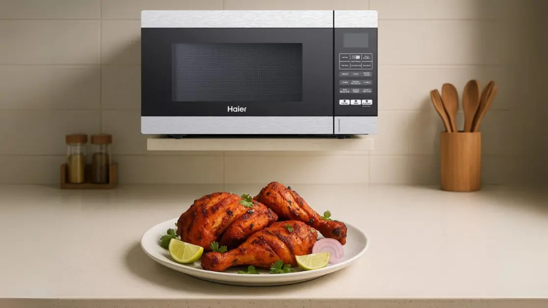 Grill Chicken Tandoori in microwave