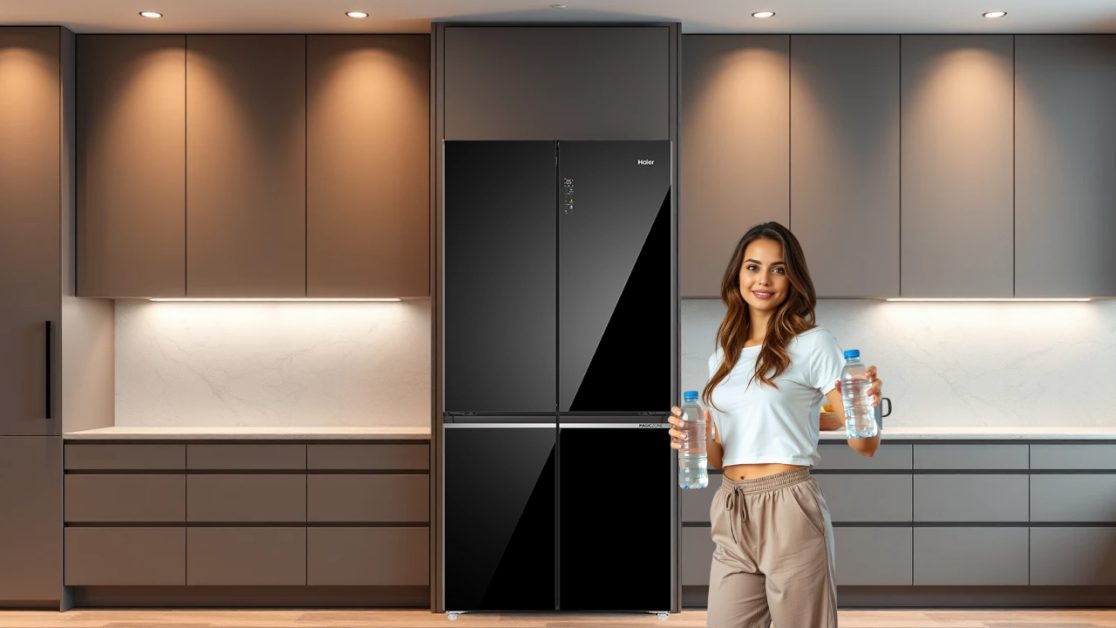 Keep water bottle inside fridge