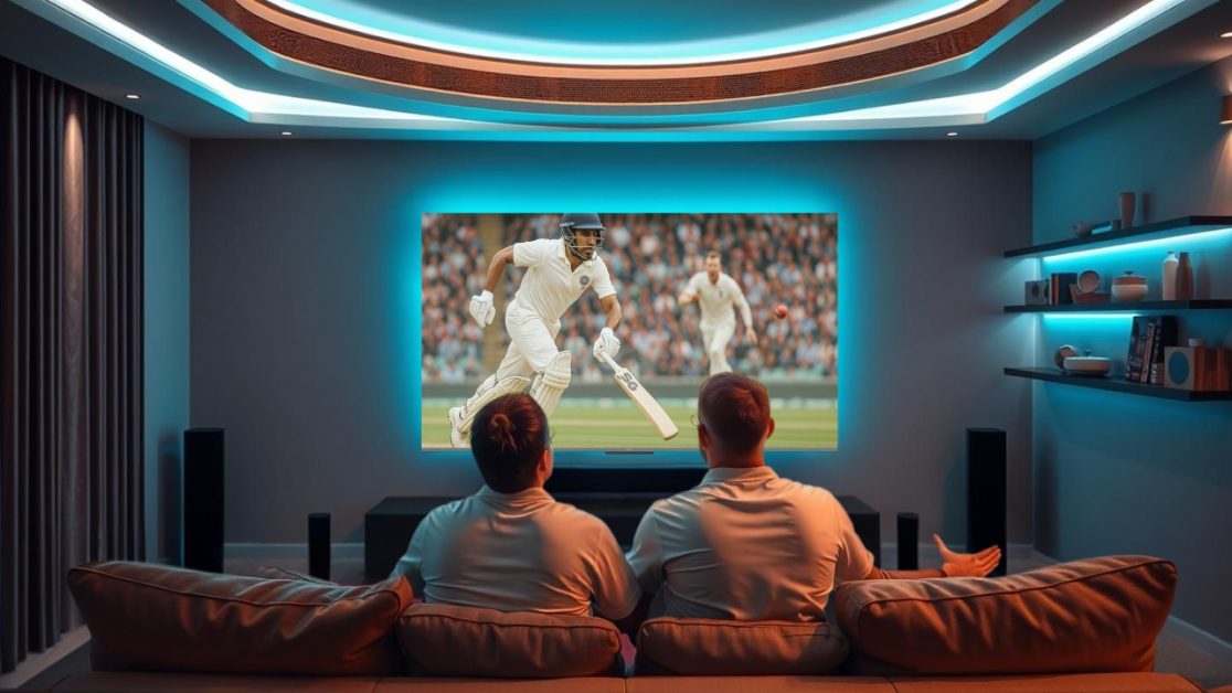 Live every moment of this test match with QLED TV