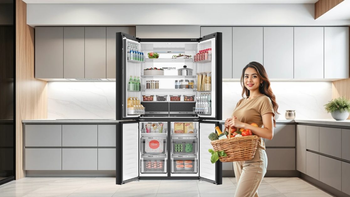 Luxury is freshness with this smart refrigerator