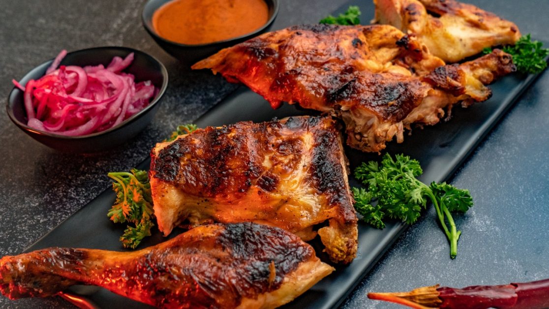 Make Chicken Tandoori in microwave