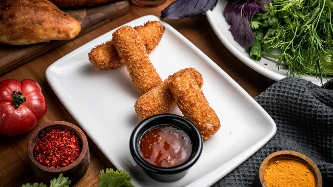 Make Crispy Paneer Sticks in air fryer