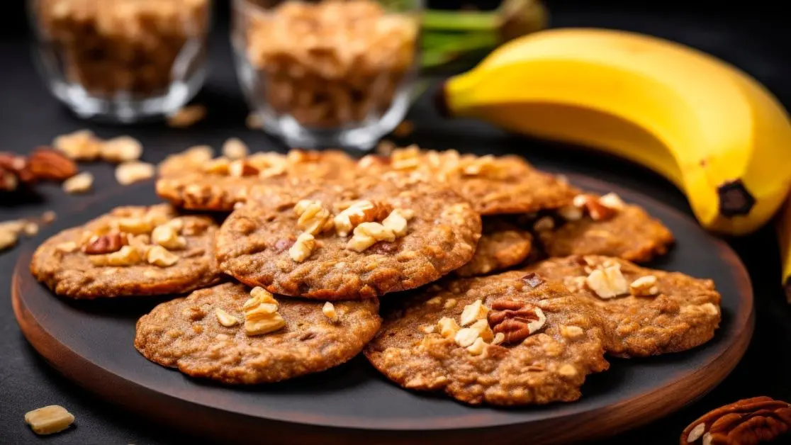 Make Oats Banana Cookies in air fryer
