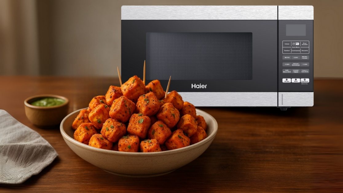 Make Paneer Tikka Popcorn in microwave using gpt 5