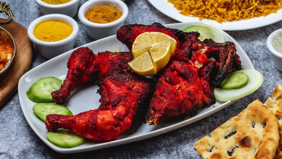 Make Smoky Chicken Tandoori in microwave