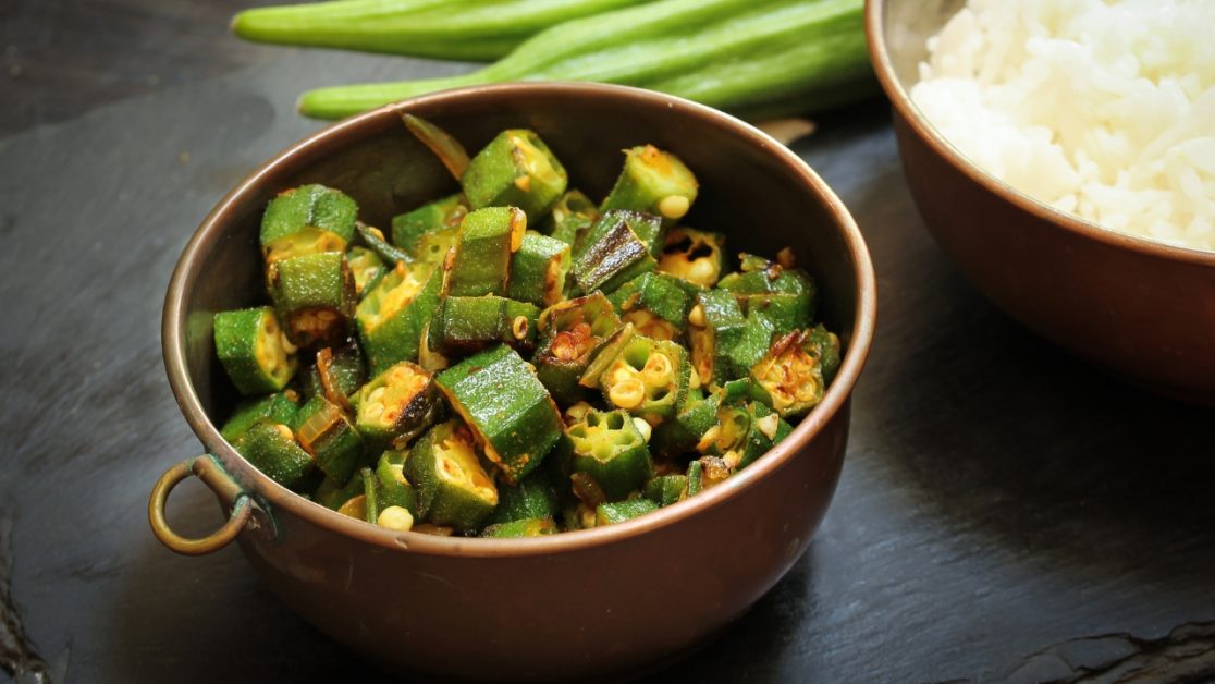 Make Spicy bhindi fry in air fryer