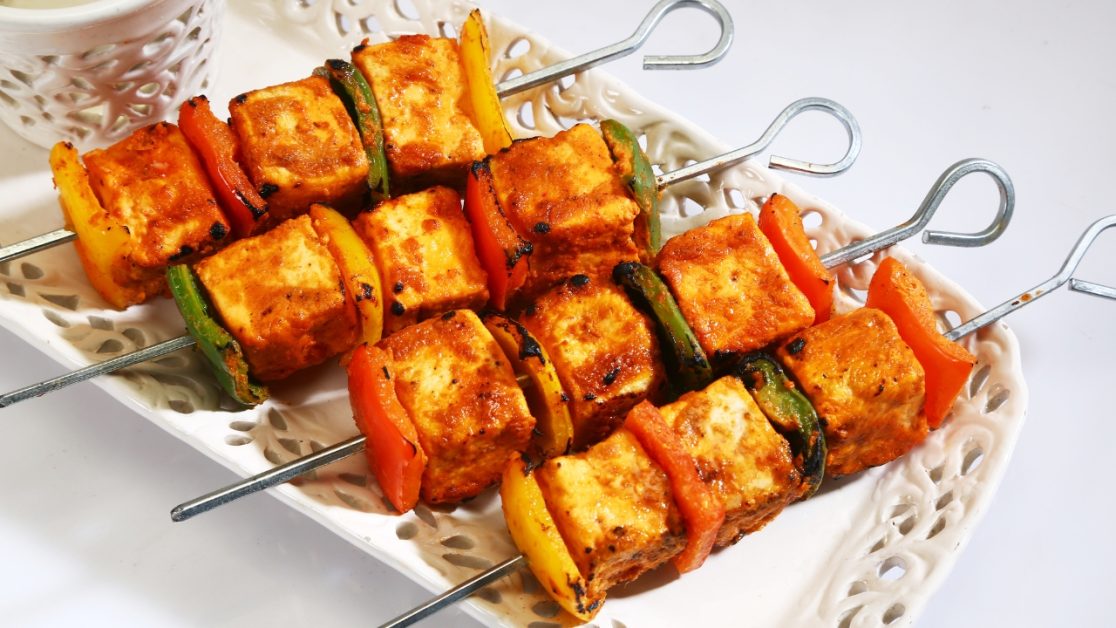 Make paneer tikka in air fryer