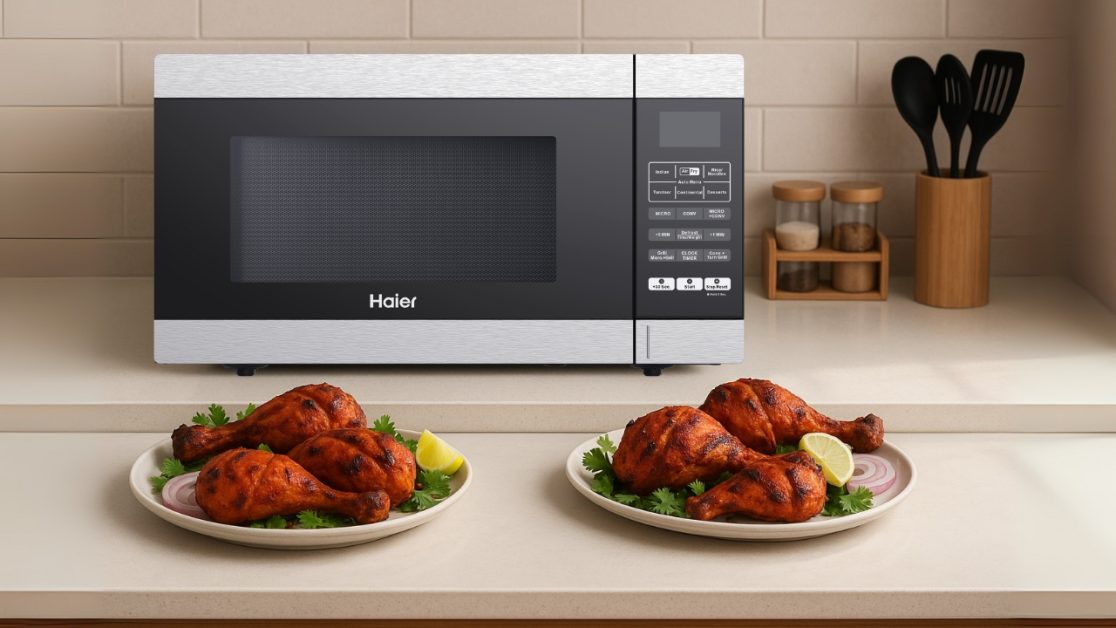 Make perfect Chicken Tandoori in microwave