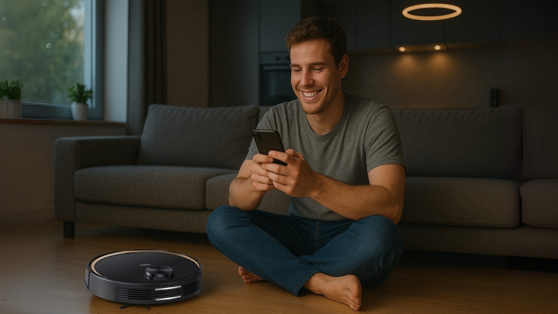 Manage a Flat Alone with robot vacuum cleaner