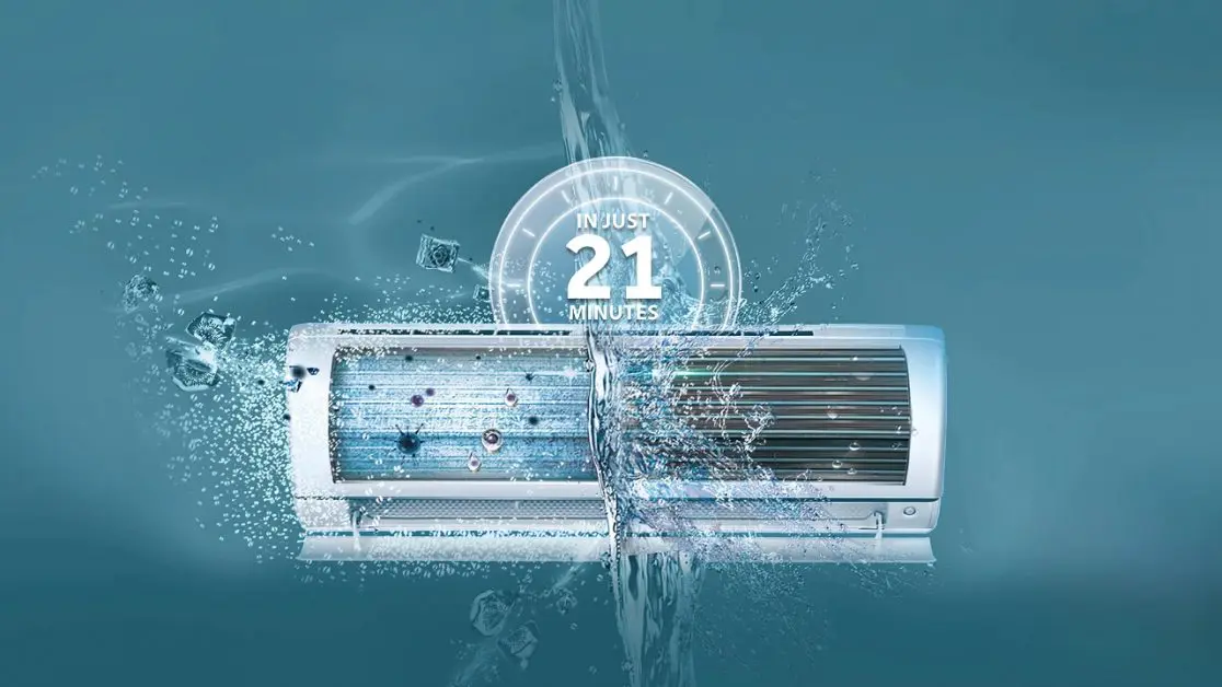 Modern self-cleaning feature in air conditioners