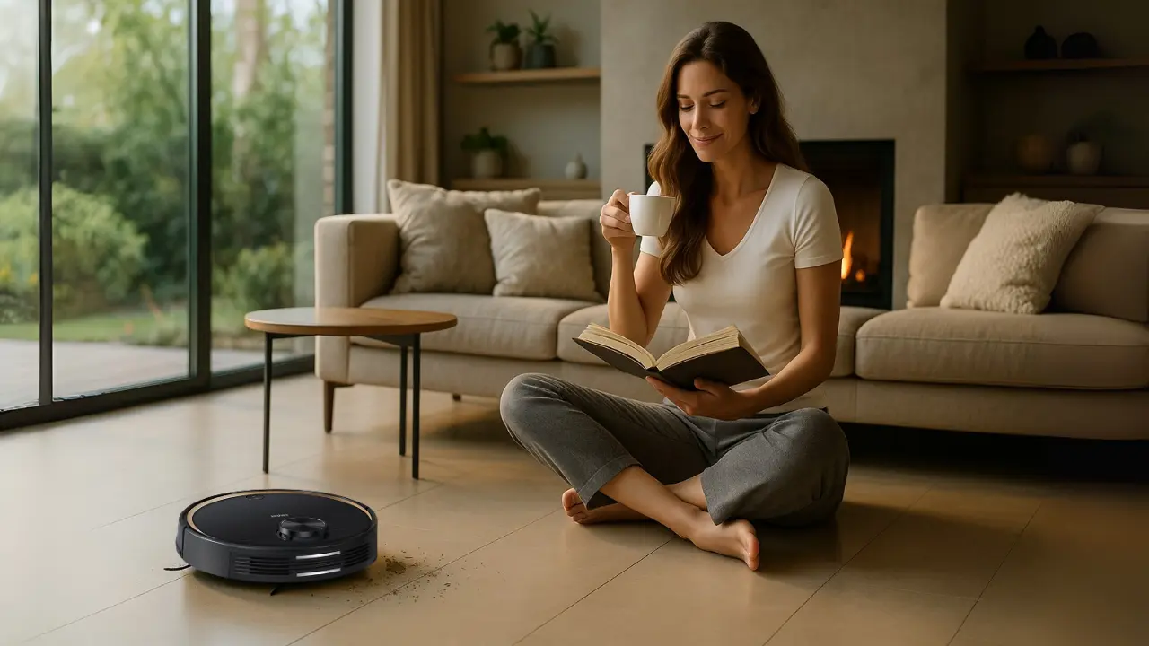 Perfect Robot vacuum cleaner for people living alone