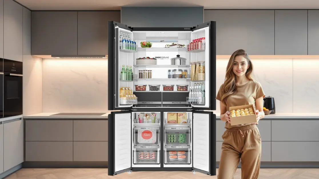 Refrigerator Space that feels like breathing room