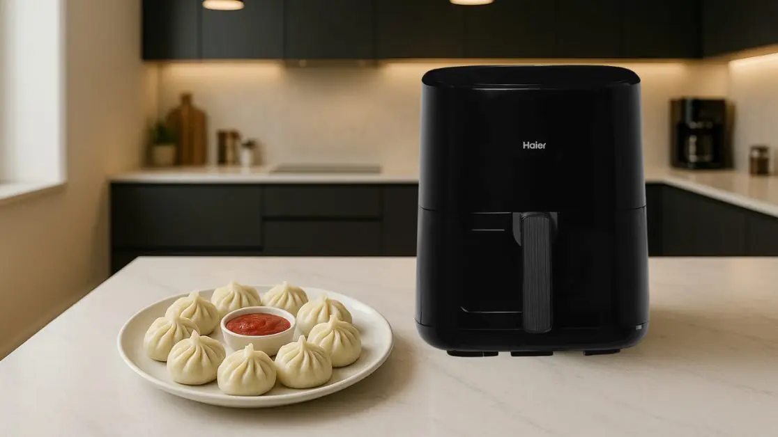 Reheat momos in air fryer