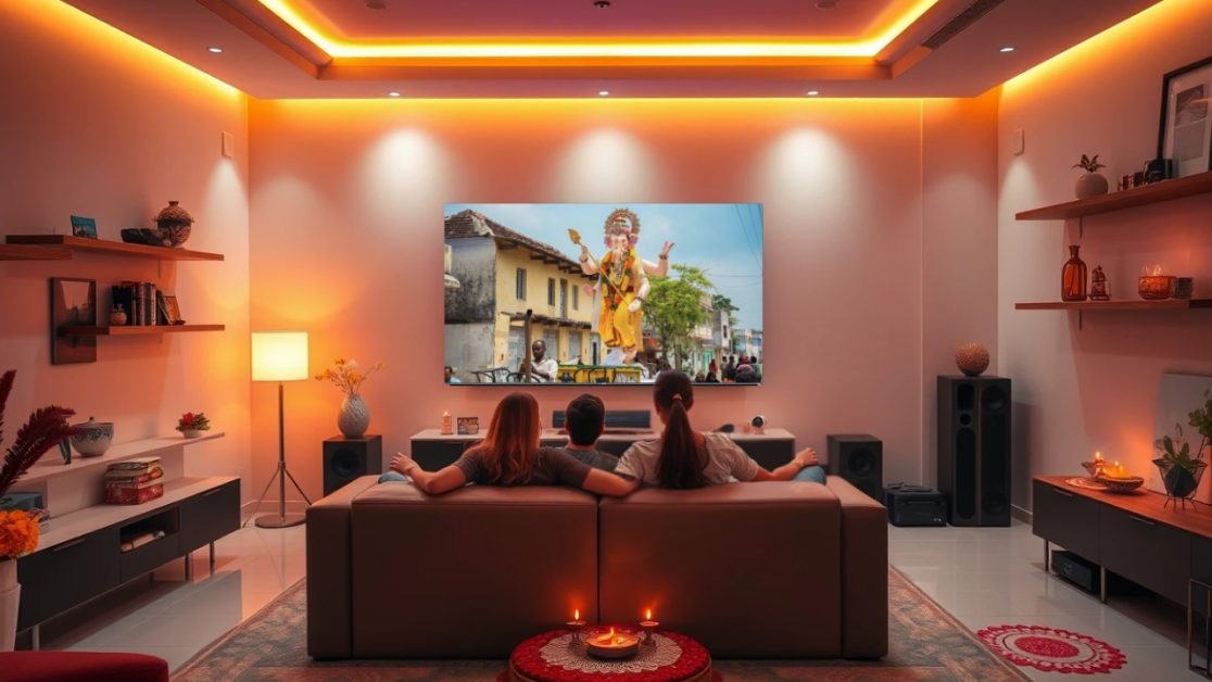 Rituals look different when Mini LED TV plays along