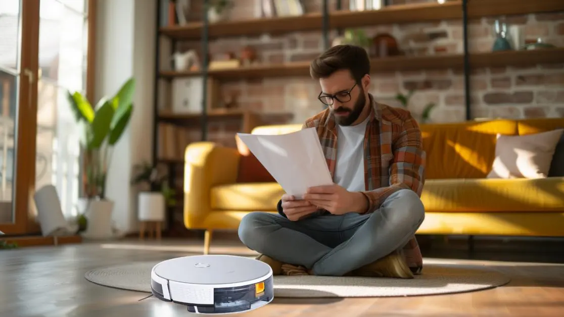 Robot vacuum cleaner is perfect for men