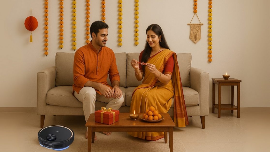 Save your sister's time with Robot vacuum cleaner this raksha bandhan
