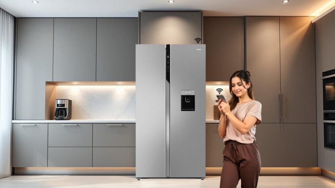 Smart Features in side by side refrigerator