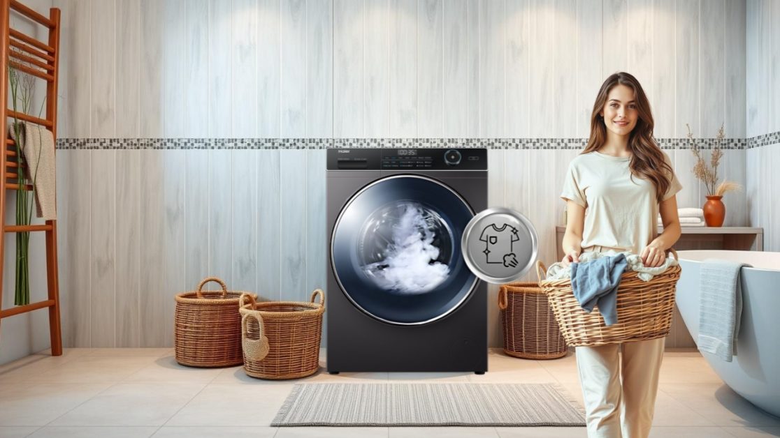Steam Refresh feature in washing machine
