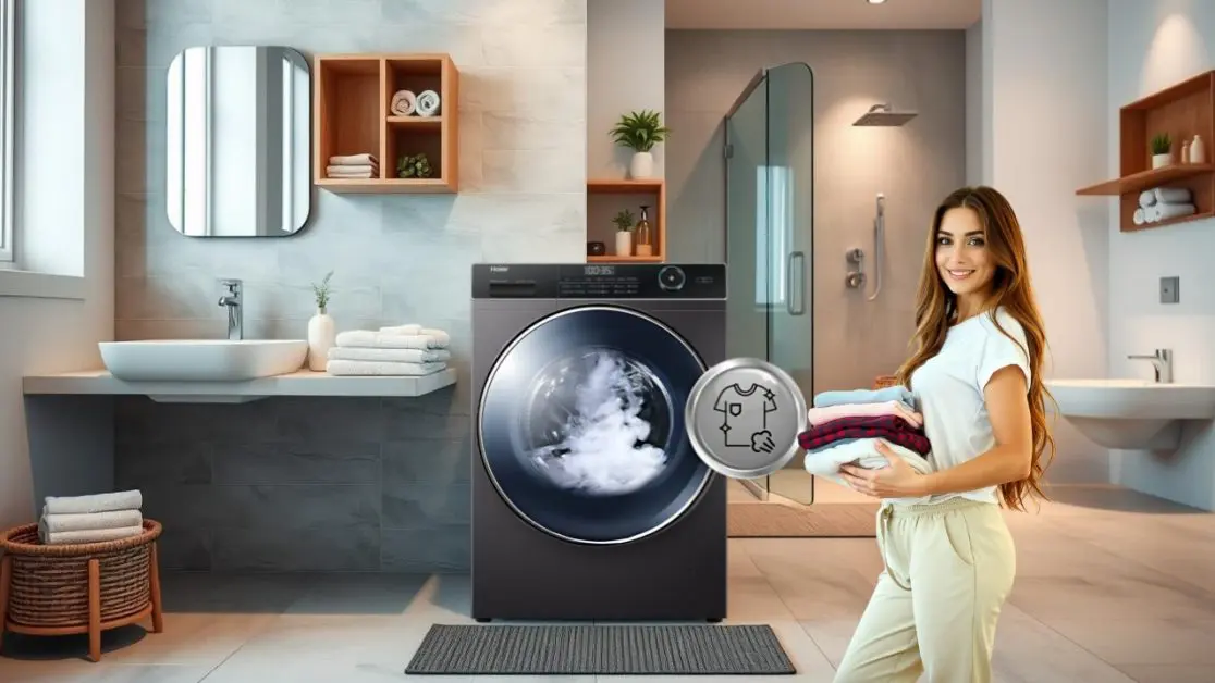 Steam Refresh technology in washing machine