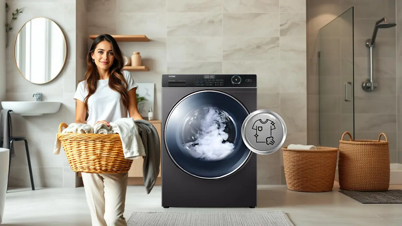 Steam Wash in washing machine is the Secret to Fresh-Smelling Clothes