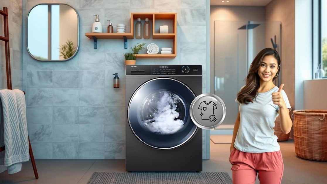 Steam wash in washing machine